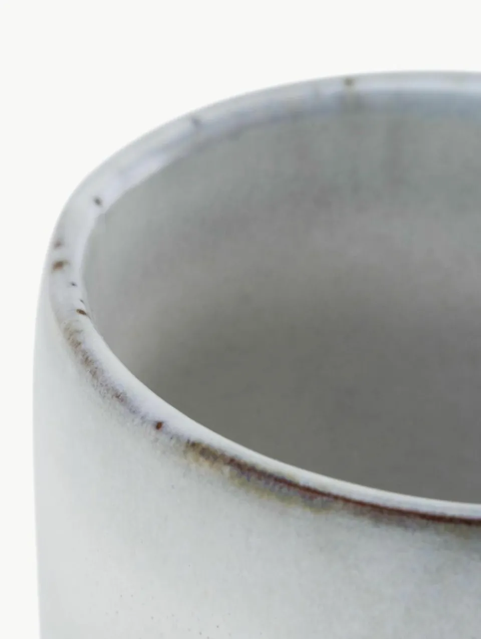 Broste Copenhagen Handgemachte Espressobecher Nordic Sand, 6 Stück