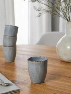 Broste Copenhagen Handgemachte Espressobecher Nordic Sea, 6 Stück