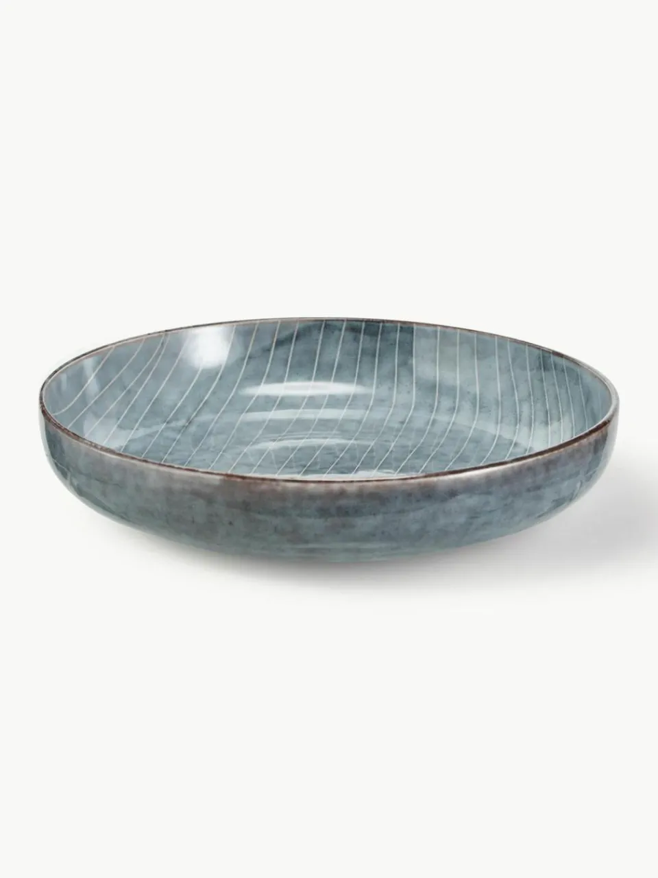 Broste Copenhagen Handgemachte Schalen Nordic Sea, Ø 22 cm, 4 Stück