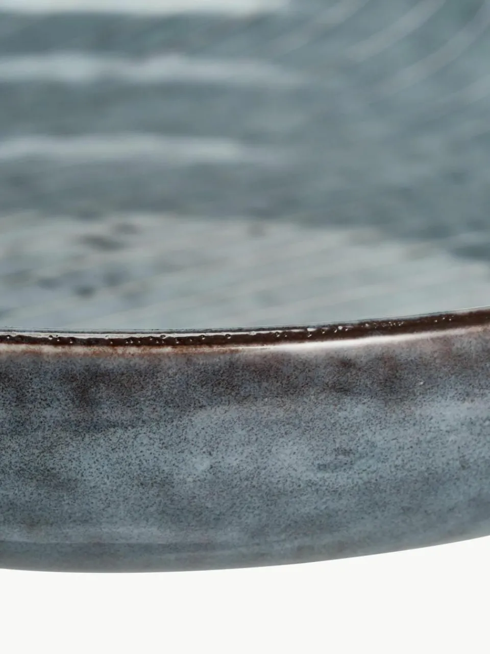 Broste Copenhagen Handgemachte Schalen Nordic Sea, Ø 22 cm, 4 Stück