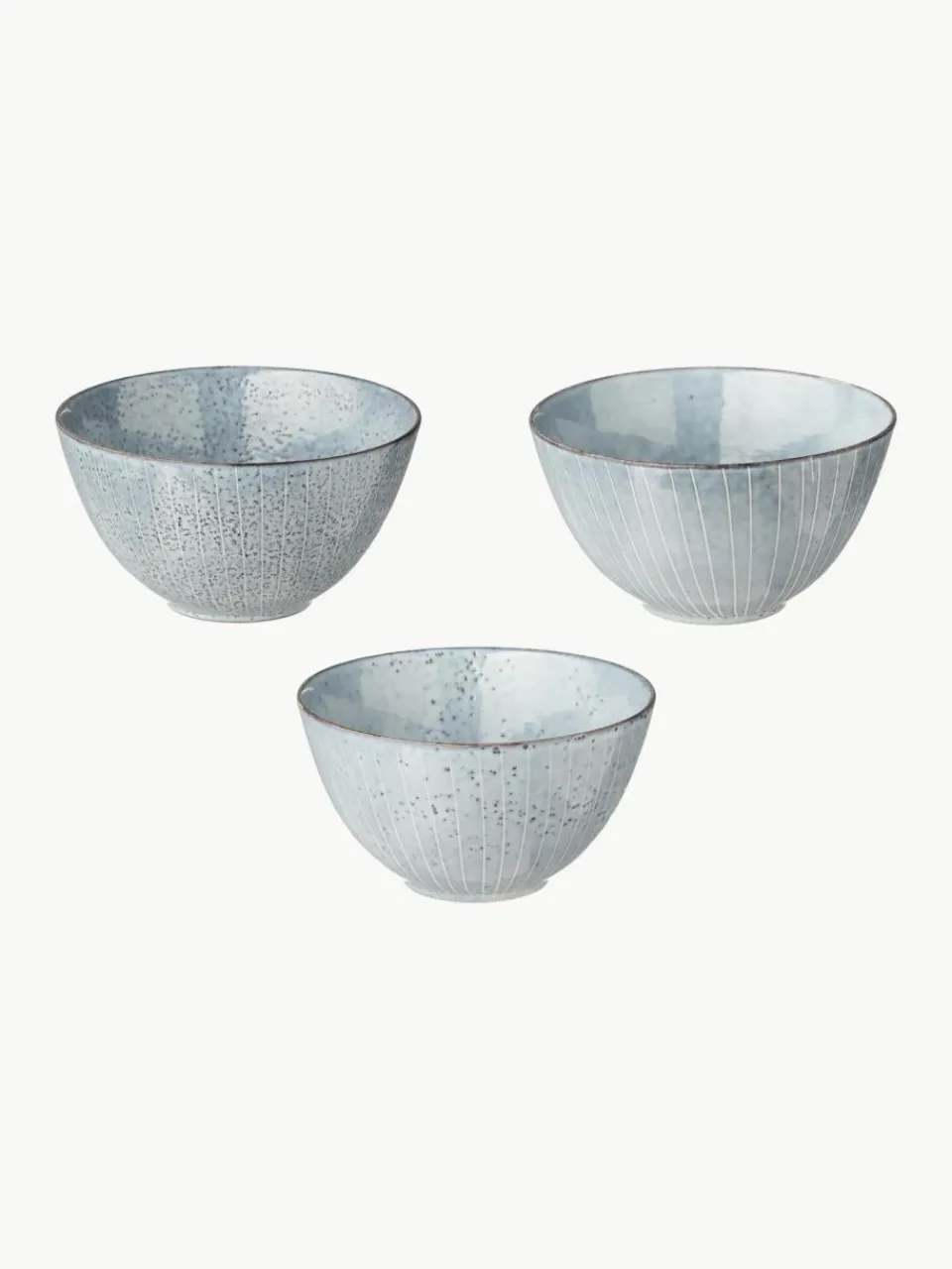 Broste Copenhagen Handgemachte Schälchen Nordic Sea, 4 Stück
