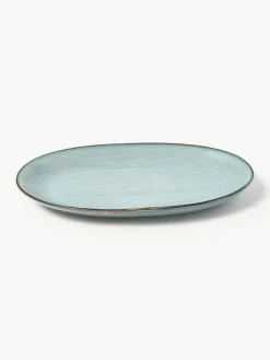 Broste Copenhagen Handgemachte Servierplatte Nordic Sea, L 30 cm