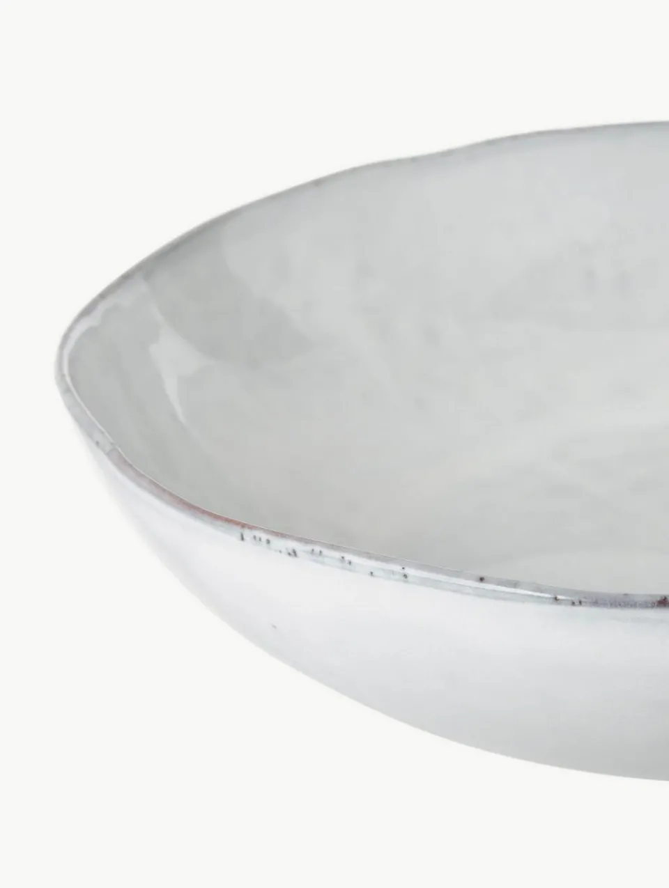Broste Copenhagen Handgemachte Servierschale Nordic Sand, Ø 34 cm