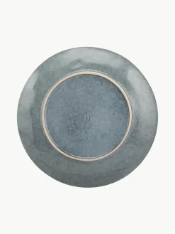 Broste Copenhagen Handgemachte Speiseteller Nordic Sea, 4 Stück