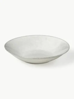 Broste Copenhagen Handgemachte Suppenteller Nordic Sand, 4 Stück