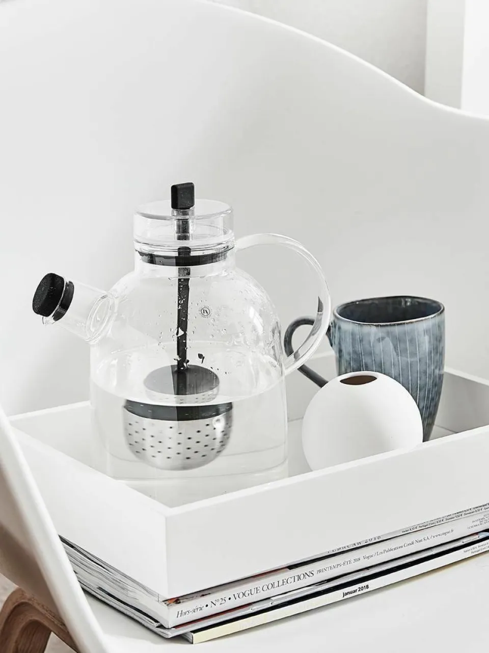 Broste Copenhagen Handgemachte Tassen Nordic Sea, 400 ml, 6 Stück