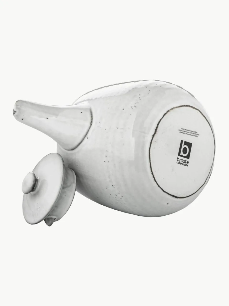 Broste Copenhagen Handgemachte Teekanne Nordic Sand, 1.3 L