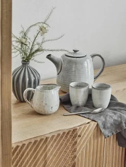 Broste Copenhagen Handgemachte Teekanne Nordic Sand, 1.3 L