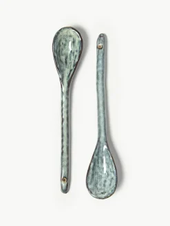 Broste Copenhagen Handgemachte Teelöffel Nordic Sea, 2 Stück