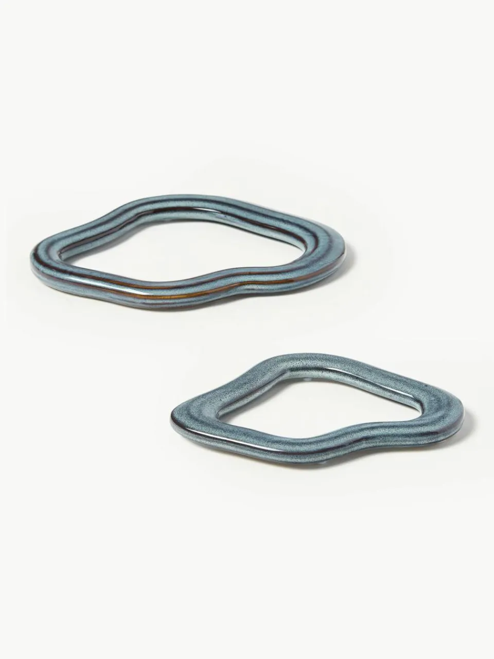 Broste Copenhagen Handgemachte Untersetzer Nordic Sea, 2er-Set