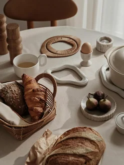 Broste Copenhagen Handgemachte Untersetzer Nordic Vanilla, 2er-Set