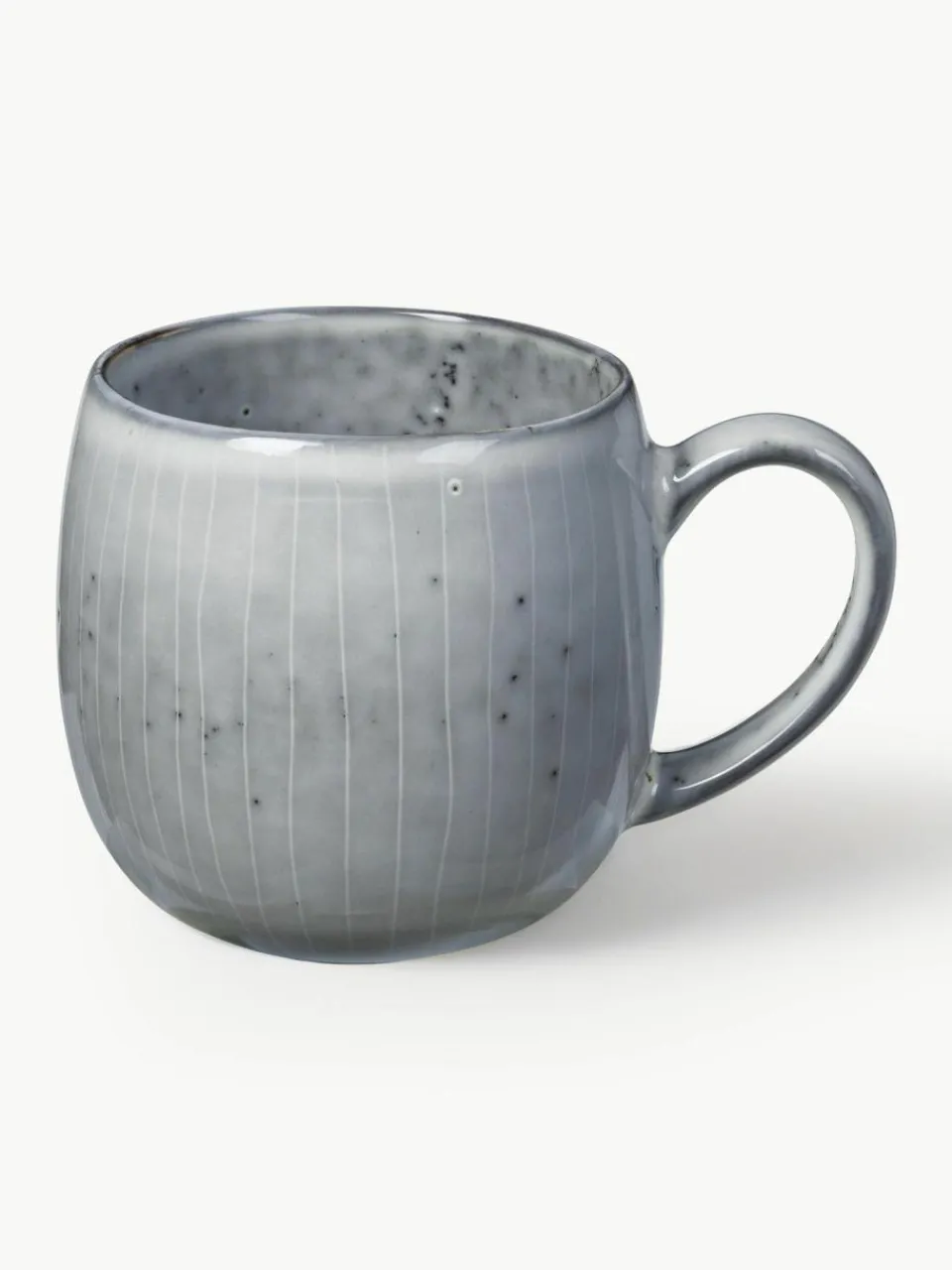 Broste Copenhagen Handgemachte XL Teetassen Nordic Sea, 2 Stück