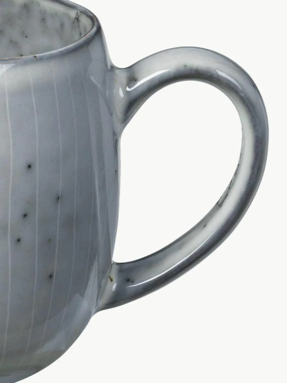 Broste Copenhagen Handgemachte XL Teetassen Nordic Sea, 2 Stück