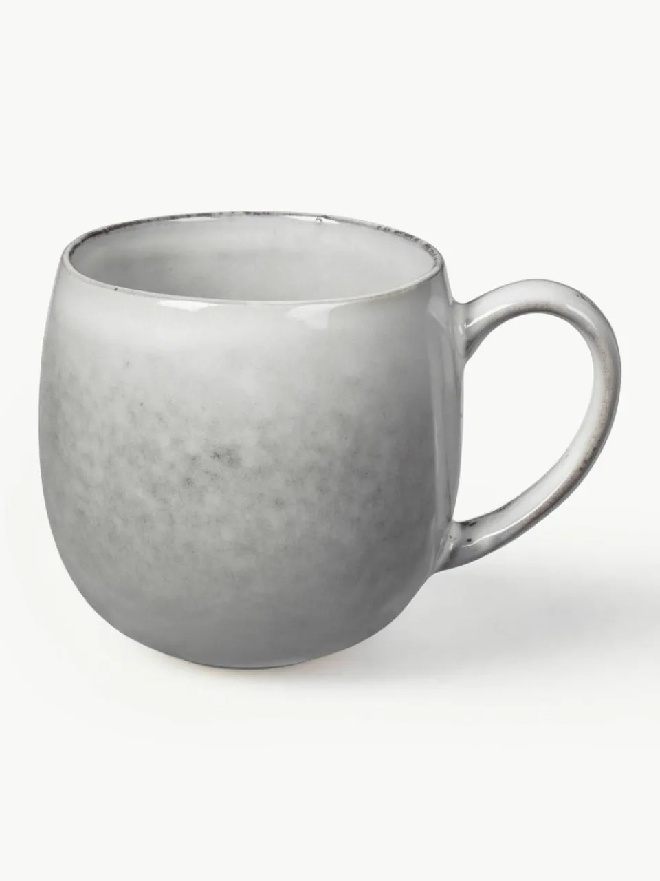 Broste Copenhagen Handgemachte XL Teetassen Nordic Sand, 2 Stück