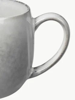 Broste Copenhagen Handgemachte XL Teetassen Nordic Sand, 2 Stück