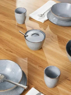 Broste Copenhagen Handgemachte Zuckerdose Nordic Sea