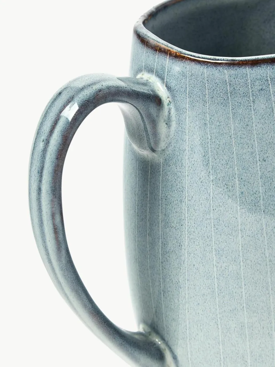 Broste Copenhagen Handgemachter Milchkrug Nordic Sea, 1 L