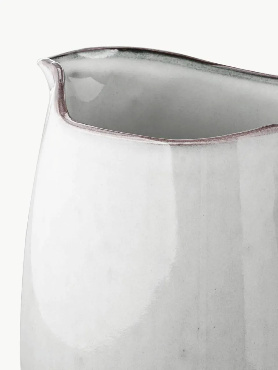 Broste Copenhagen Handgemachter Milchkrug Nordic Sand, 1 L