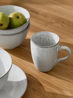 Broste Copenhagen Handgemachtes Frühstücks-Set Nordic Sand, 4 Personen (12-tlg.)