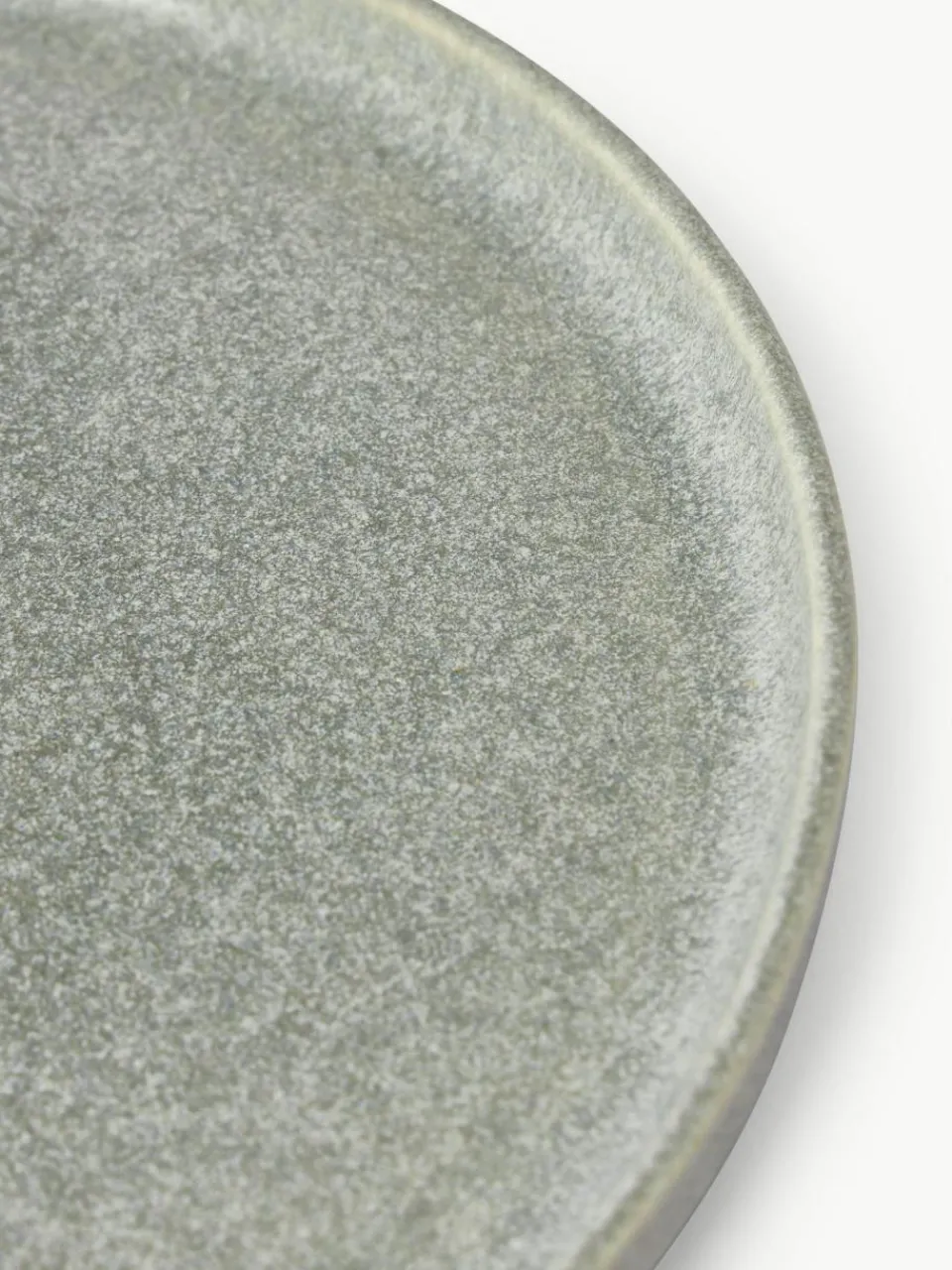 Westwing Collection Handgemachtes Geschirr-Set Pam mit reaktiver Glasur, 4 Personen (12-tlg.)