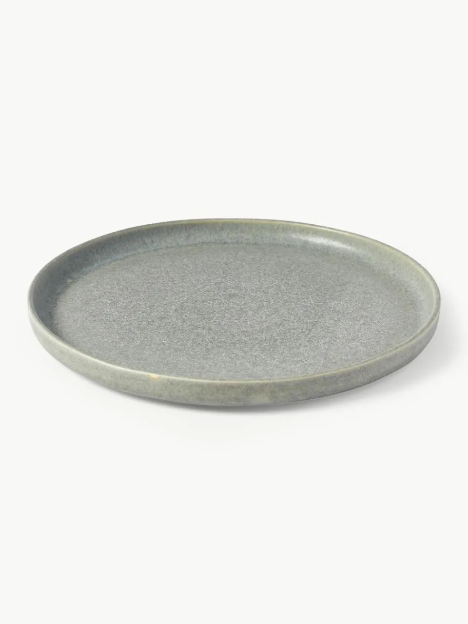 Westwing Collection Handgemachtes Geschirr-Set Pam mit reaktiver Glasur, 4 Personen (12-tlg.)