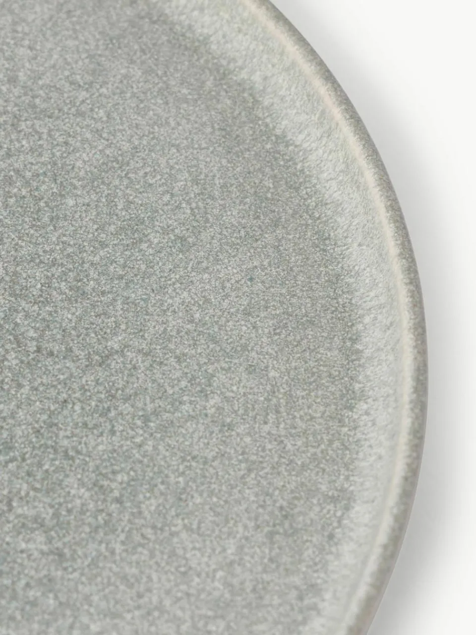 Westwing Collection Handgemachtes Geschirr-Set Pam mit reaktiver Glasur, 4 Personen (12-tlg.)