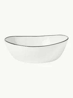 Broste Copenhagen Handgemachtes Porzellan-Frühstücks-Set Salt, 4 Personen (16-tlg.)