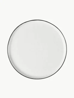 Broste Copenhagen Handgemachtes Porzellan-Frühstücks-Set Salt, 4 Personen (16-tlg.)