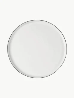 Broste Copenhagen Handgemachtes Porzellan-Geschirr-Set Salt, 4 Personen (12-tlg.)