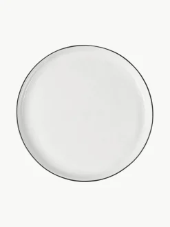 Broste Copenhagen Handgemachtes Porzellan-Geschirr-Set Salt, 4 Personen (12-tlg.)