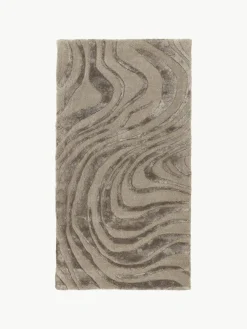 Westwing Collection Handgetufteter Kurzflorteppich Winola mit Hoch-Tief-Struktur