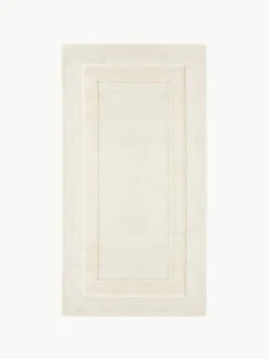 Westwing Collection Handgewebter Baumwollteppich Dania mit Hoch-Tief-Struktur