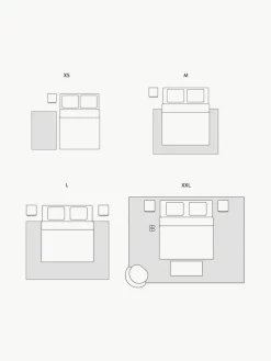 Westwing Collection Handgewebter Baumwollteppich Dania mit Hoch-Tief-Struktur