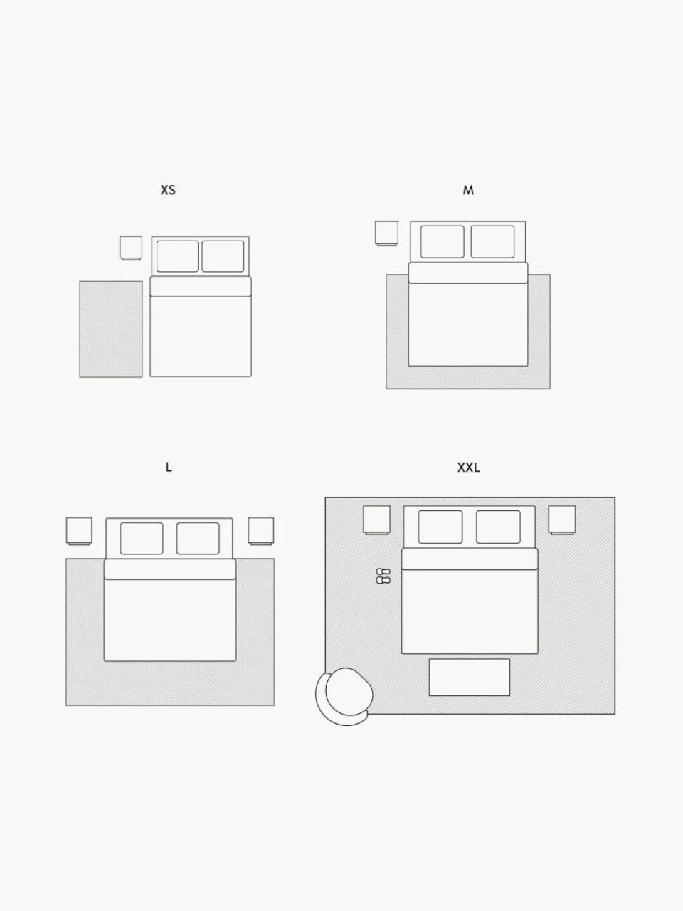 Westwing Collection Handgewebter Baumwollteppich Dania mit Hoch-Tief-Struktur
