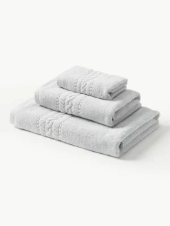 Westwing Collection Handtuch-Set Cordelia, 3er-Set