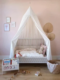 Kinder Cam Cam Copenhagen Höhenverstellbares Baby-Bett Harlequin, 60 x 120 cm