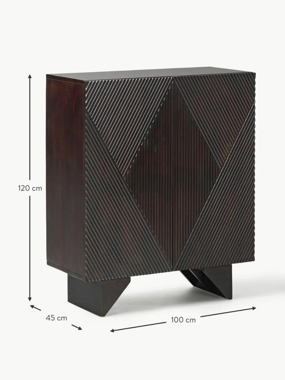 Westwing Collection Highboard Louis aus