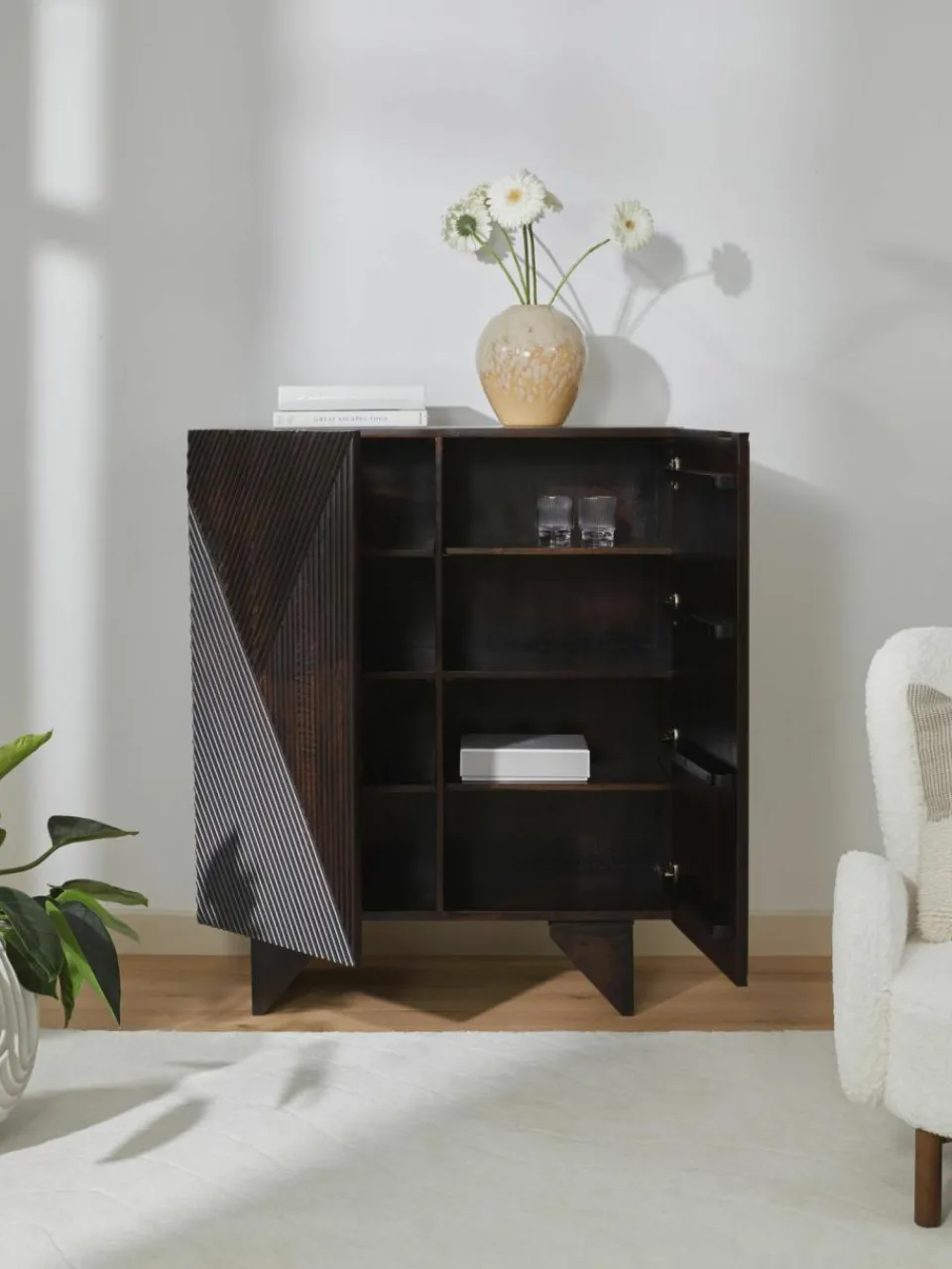 Westwing Collection Highboard Louis aus
