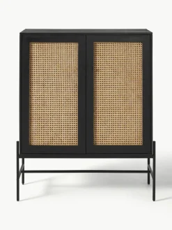 Westwing Collection Highboard Vienna mit Wiener Geflecht