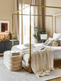 Westwing Collection Himmelbett Belle aus Metall