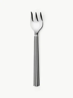 Georg Jensen Hochglanzpolierte Kuchengabeln Bernadotte, 4 Stück