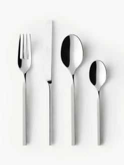Villeroy & Boch Hochglanzpoliertes Besteck-Set New Wave, 6 Personen (24-tlg.)