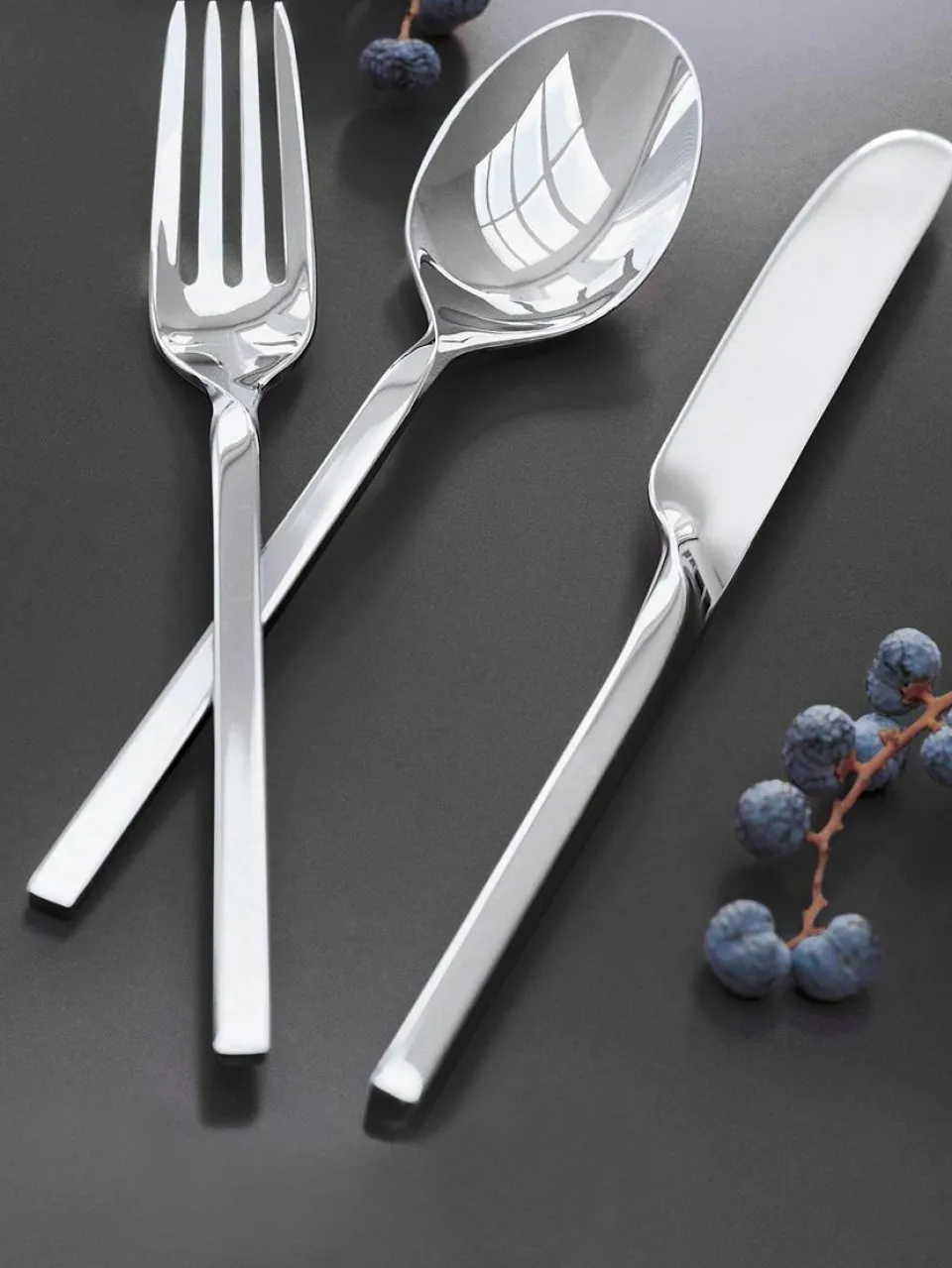Villeroy & Boch Hochglanzpoliertes Besteck-Set New Wave, 6 Personen (24-tlg.)
