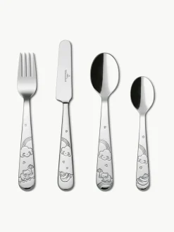 Kinder Villeroy & Boch Hochglanzpoliertes Kinderbesteck-Set Walk Like An Elephant, 1 Person (4-tlg.)