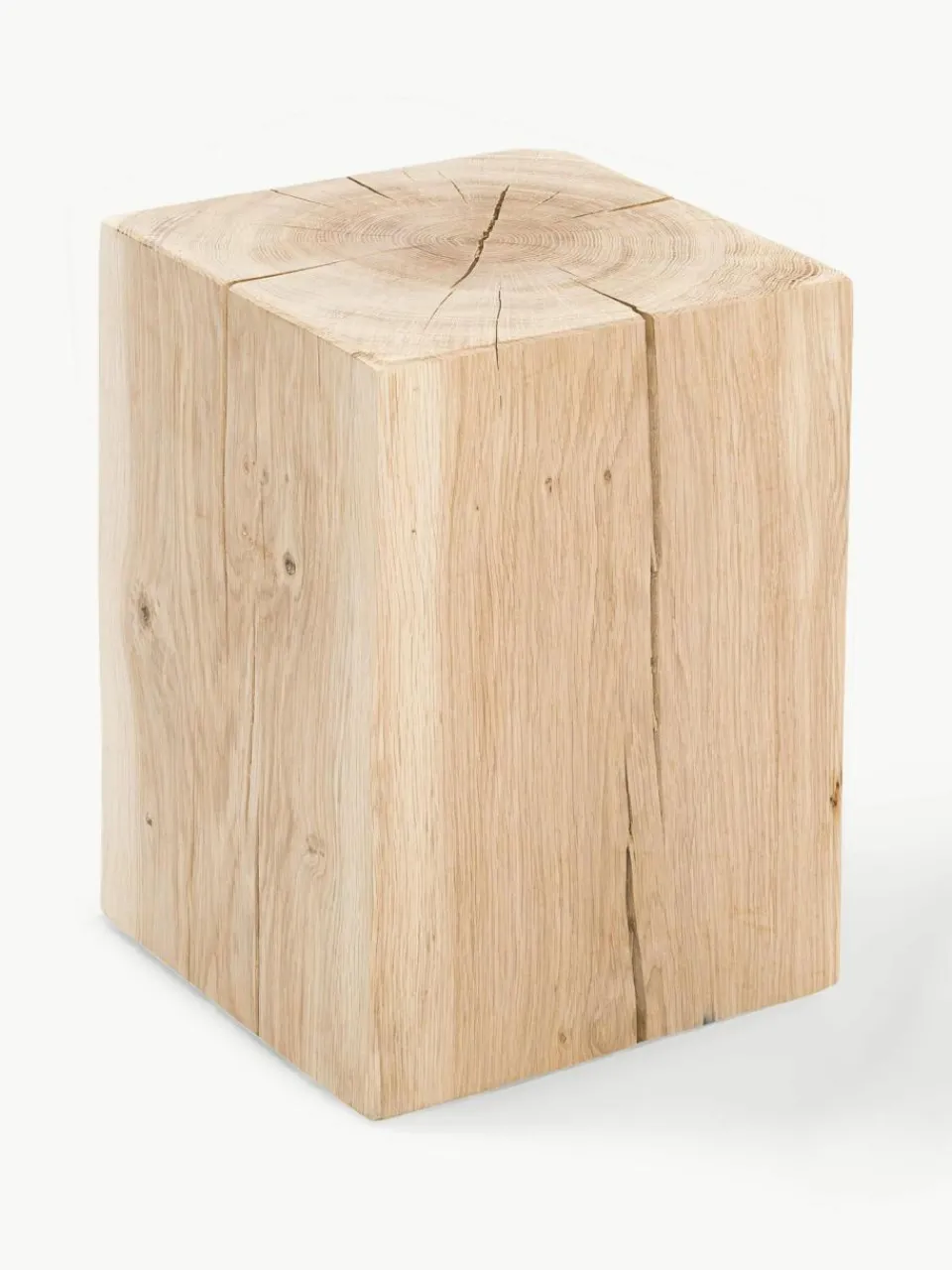 Jan Kurtz Hocker Block aus Eichenholz