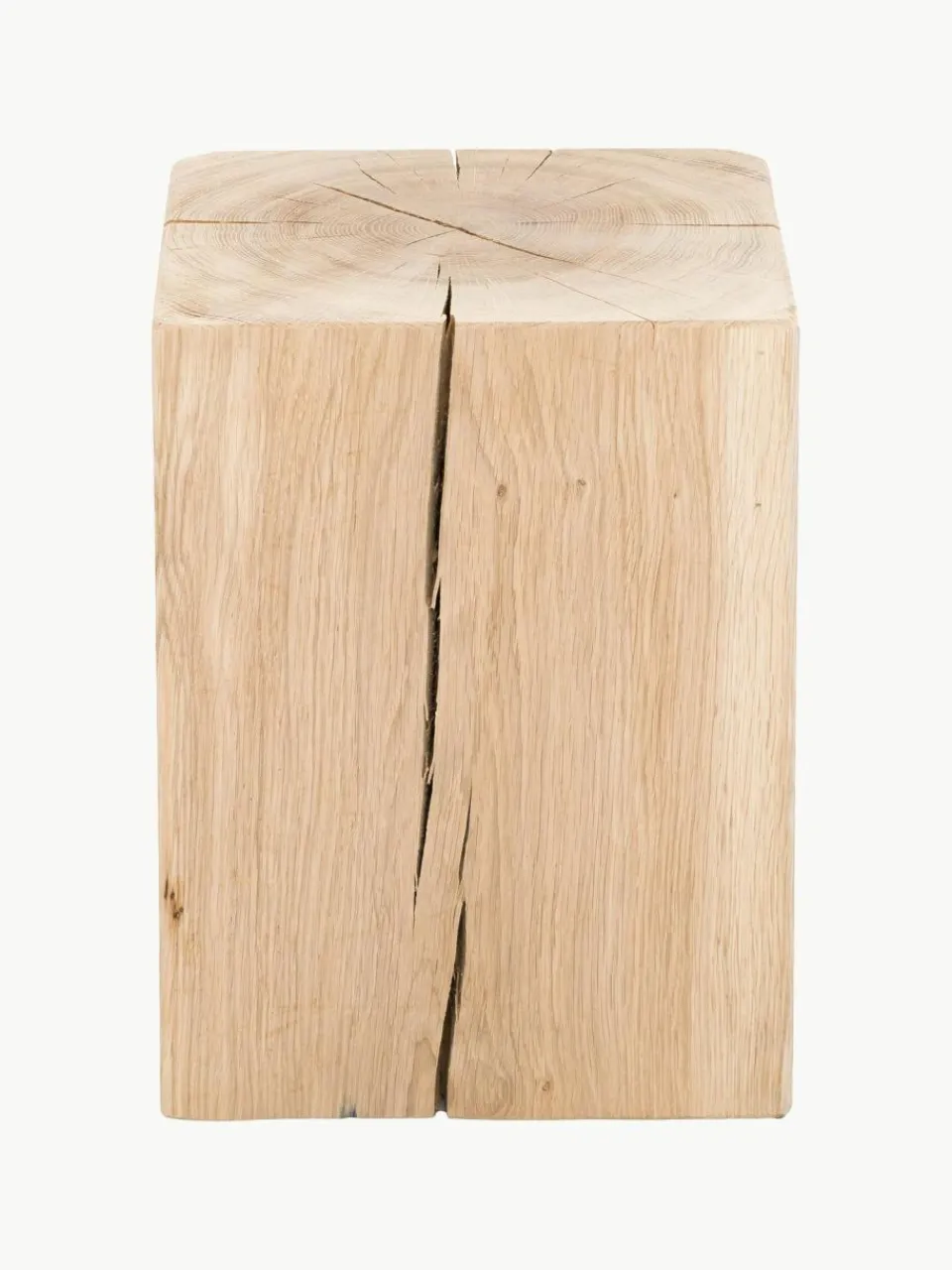 Jan Kurtz Hocker Block aus Eichenholz