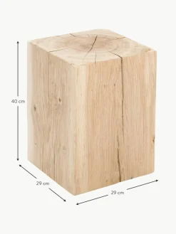 Jan Kurtz Hocker Block aus Eichenholz