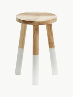 Westwing Hocker Brocsy aus Mungurholz
