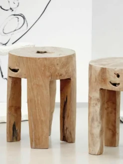 Jan Kurtz Hocker Java aus Teakholz
