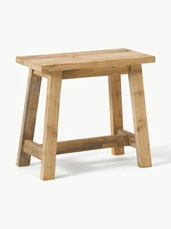 Westwing Collection Hocker Lawas aus Teakholz